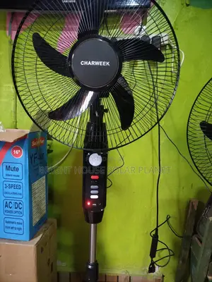 Charweek Solar Standing Fan