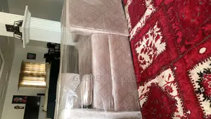 Double Sided Couch With Side Stools