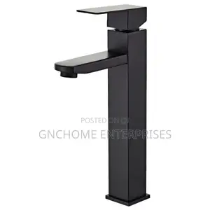 Square Cabinets Mixer Tap Black