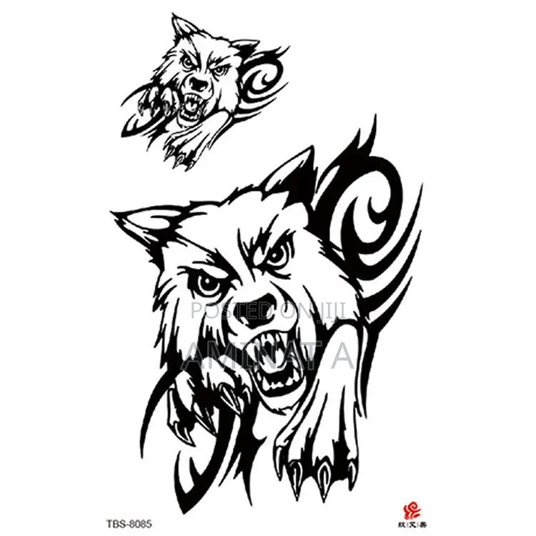 Temporary Men Tattoo Stickers (Swipe for Other Designs)
