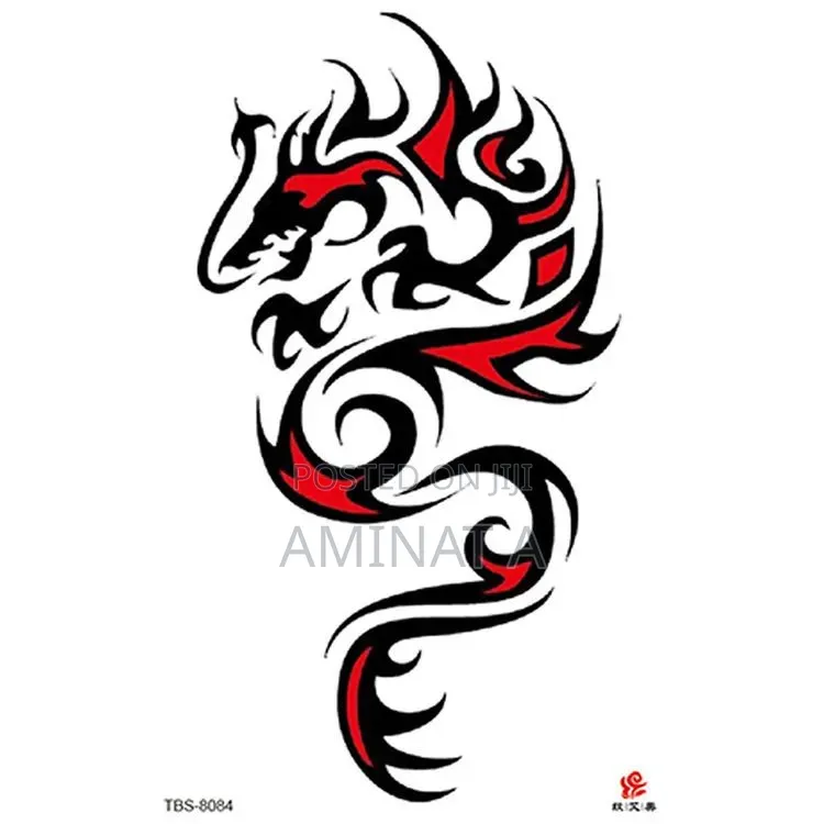 Temporary Men Tattoo Stickers (Swipe for Other Designs)