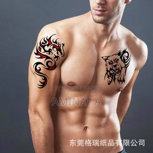 Temporary Men Tattoo Stickers (Swipe for Other Designs)