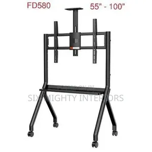Mobile Tv Stand With Mount 55" - 100"