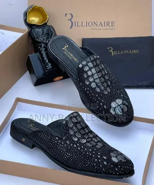 Luxury Billionaire Pattern Half Shoes