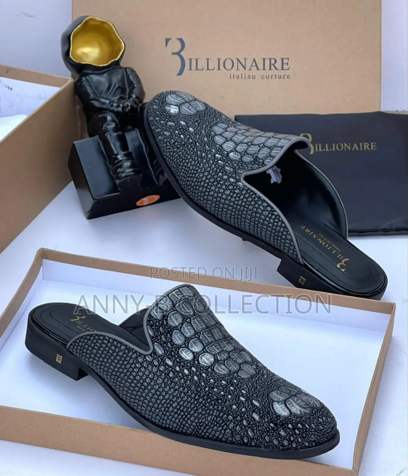 Luxury Billionaire Pattern Half Shoes