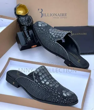Luxury Billionaire Pattern Half Shoes