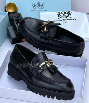 Quality Men Black High Sole Shoe