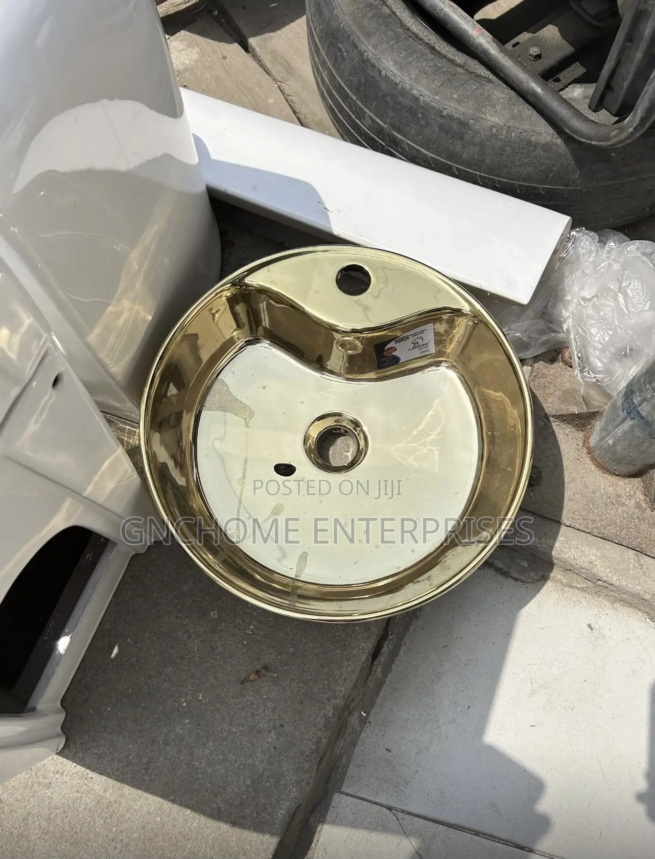 Countertop Basin Gold