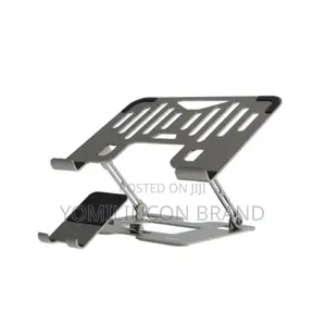 Porodo 2-in-1 Adjustable and Foldable Laptop With Phone Stand