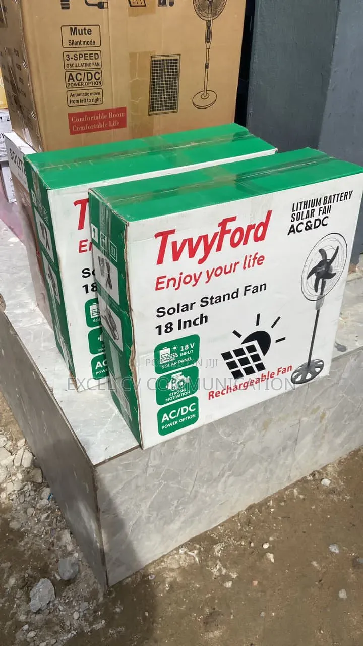 Solar Rechargeable Fan
