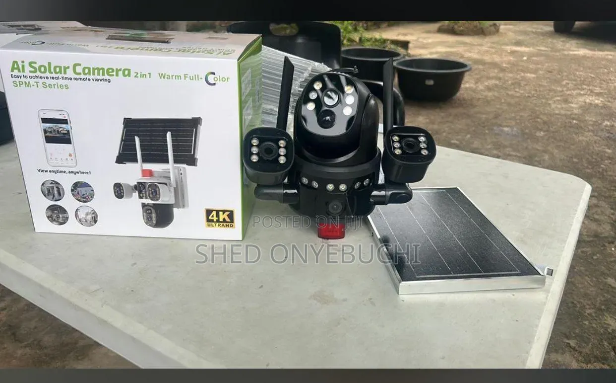 Complete 3lens PTZ Solar Camera