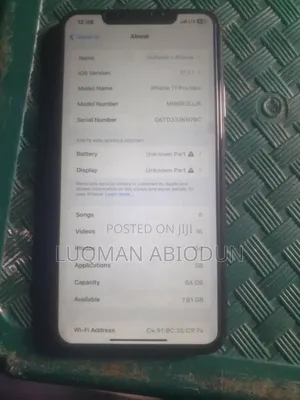 Apple iPhone 11 Pro Max 64 GB Gray