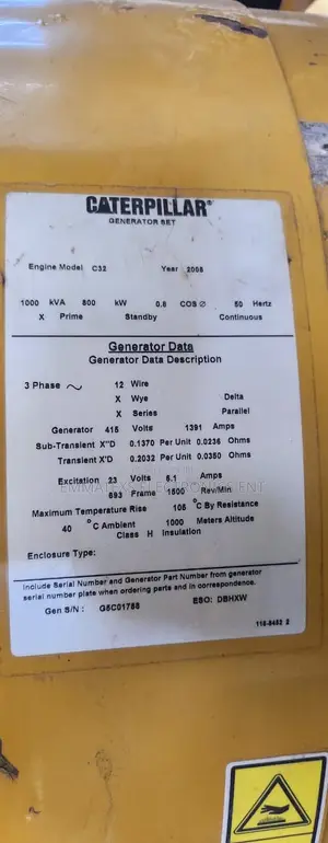 Caterpillars Diesel Engine Generator