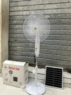 Solar Rechargeable Fan With Remote