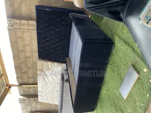 4.5 by 6 Bed Frame Black Color Good Finished  Is Available
