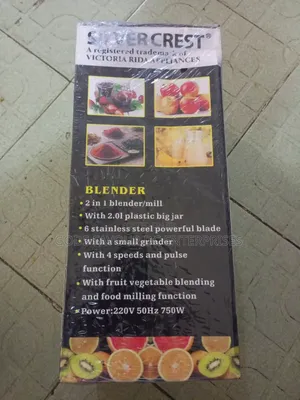 Silver Crest Blender and Grinder 2 in One