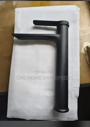 Long Mixer Tap Black