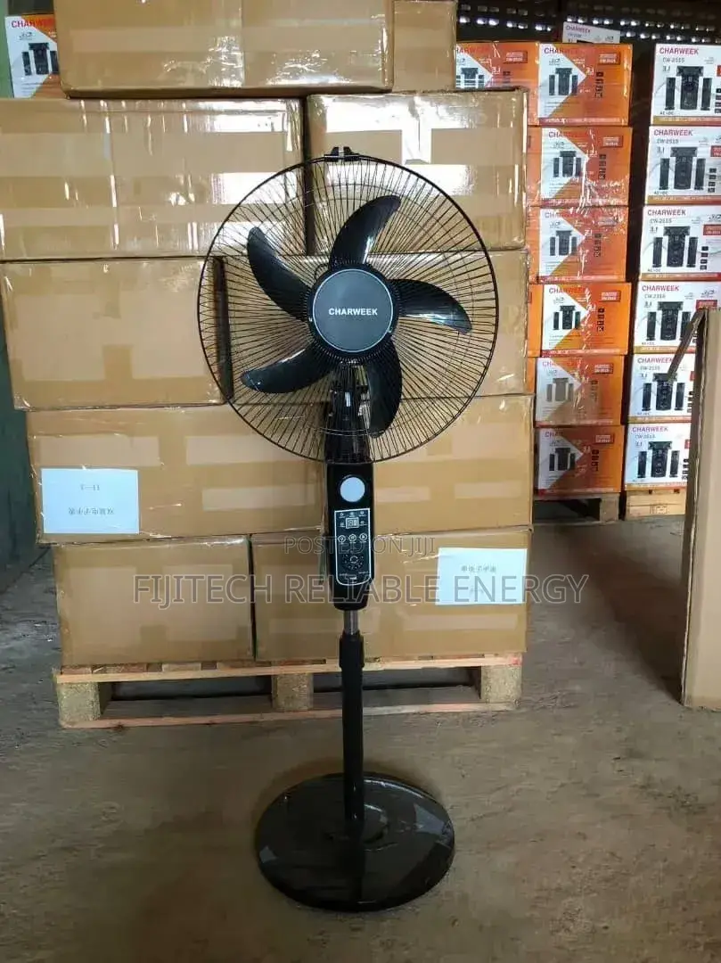 Charweek Solar Rechargeable Fan