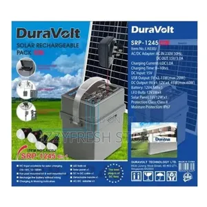 Duravolt Solar Rechargeable Pack