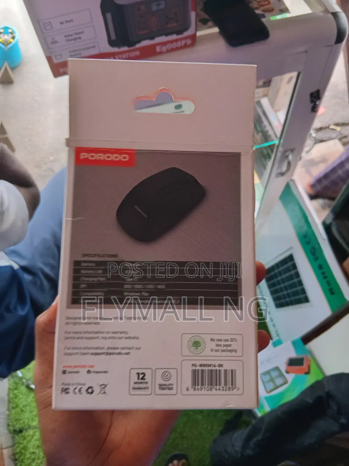 Porodo 1600 Dpi Dual Mode Wireless Mouse