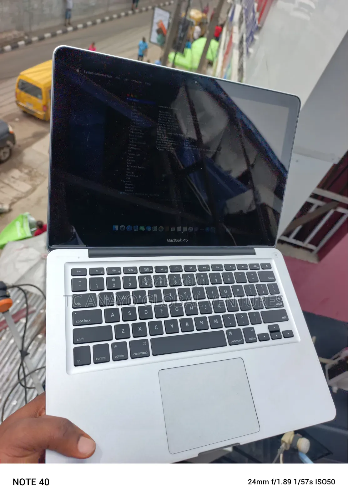 Laptop Apple MacBook Pro 2012 8GB Intel Core i5 HDD 500GB