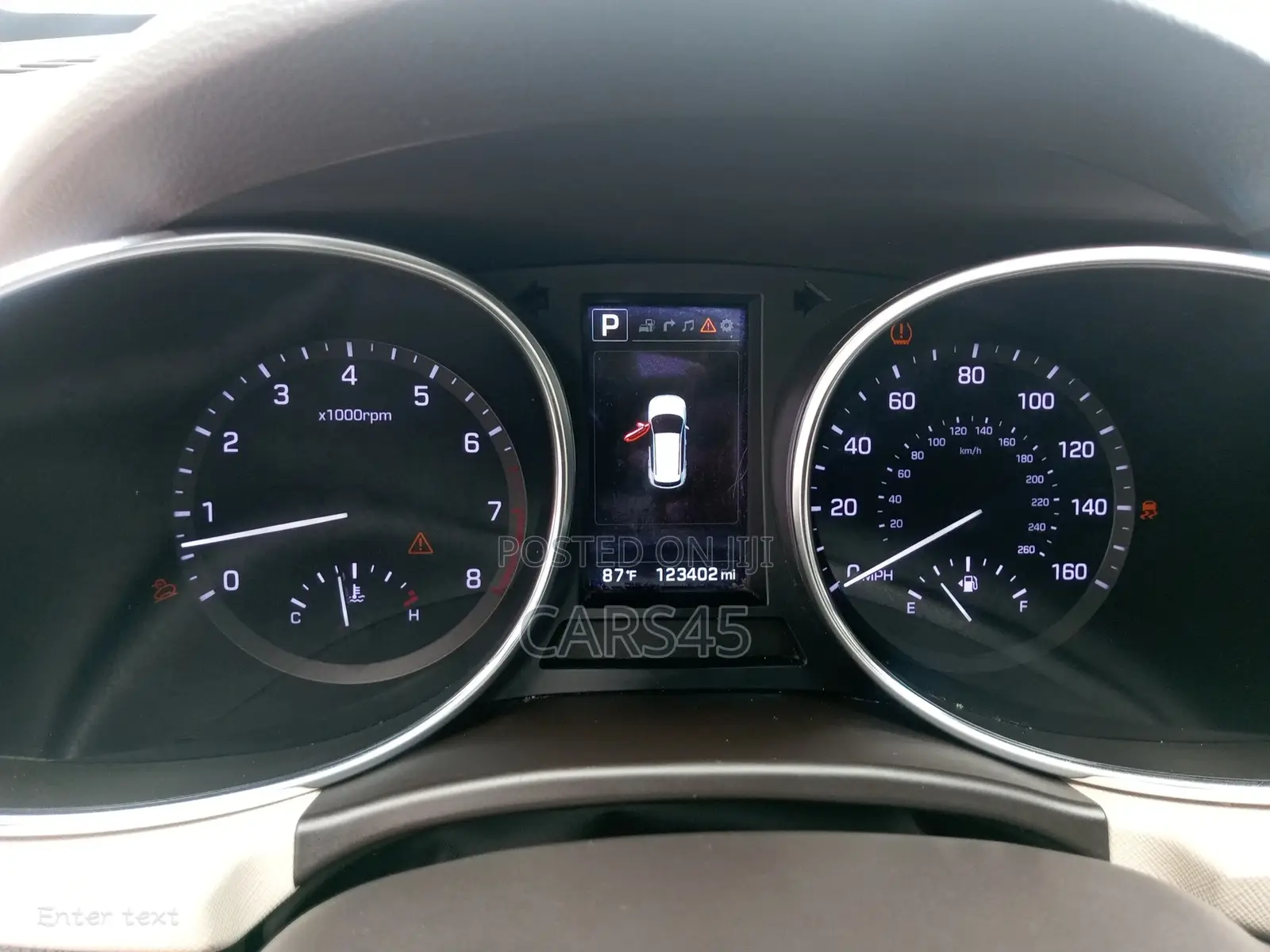 Hyundai Santa Fe 2017 Red