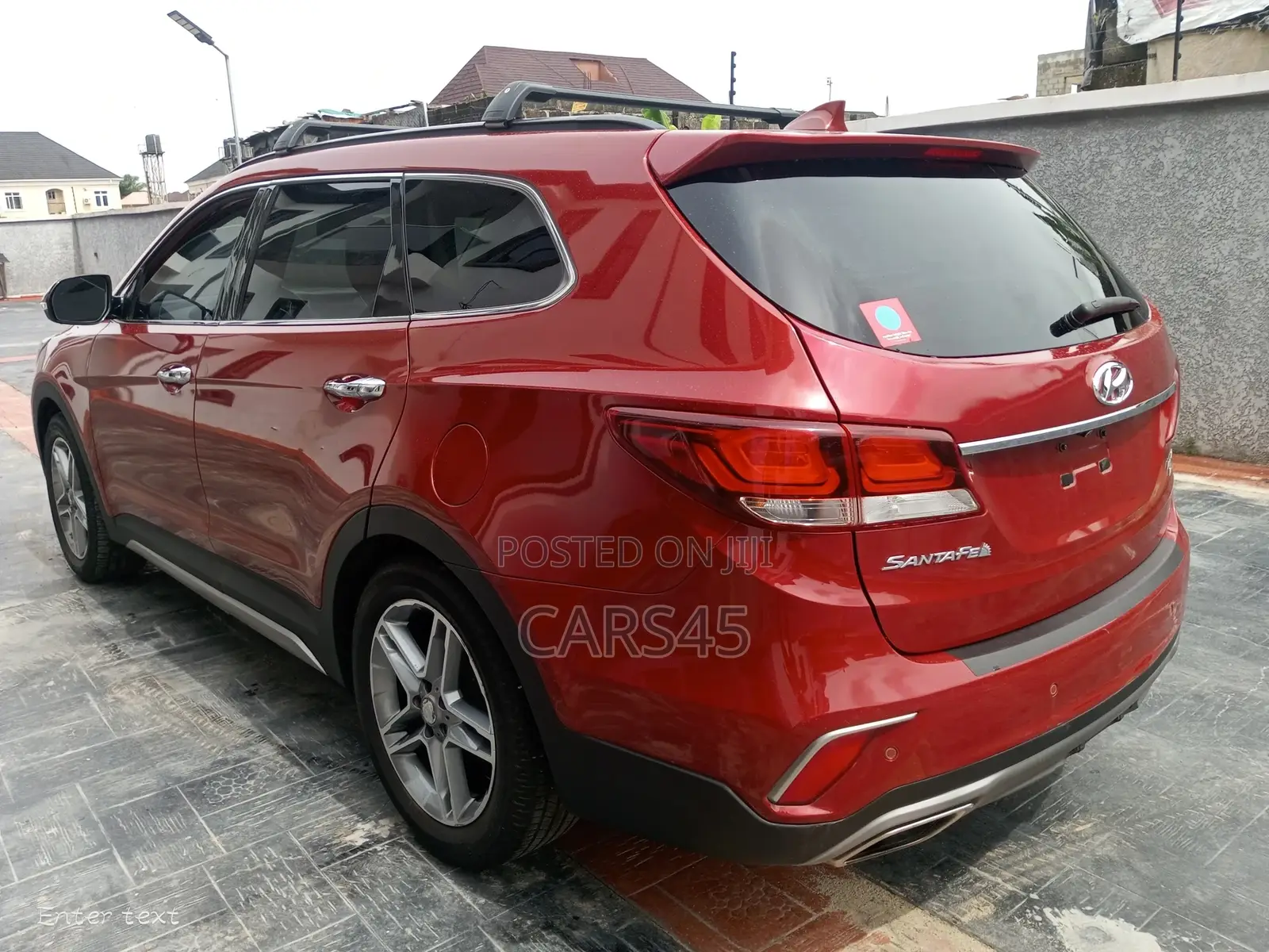 Hyundai Santa Fe 2017 Red