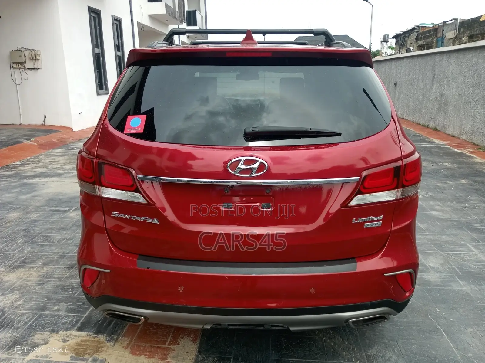 Hyundai Santa Fe 2017 Red