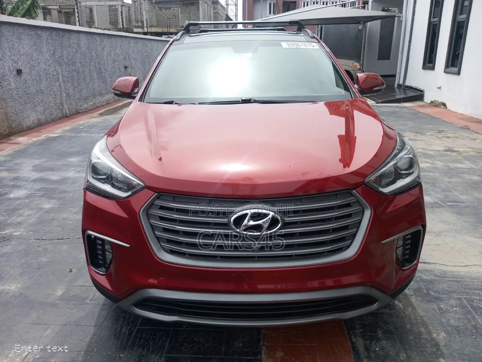 Hyundai Santa Fe 2017 Red