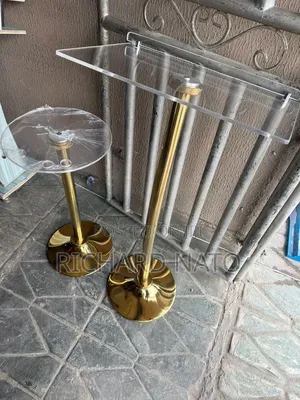 Firm Golden Acrylic Unbreakable Pulpit