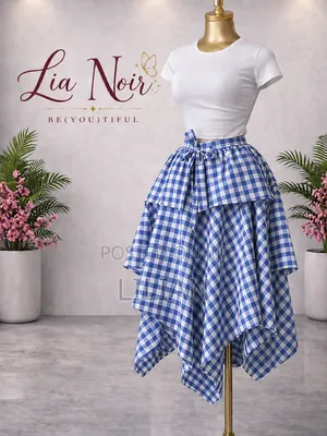 Midi Layered Handkerchief Skirt
