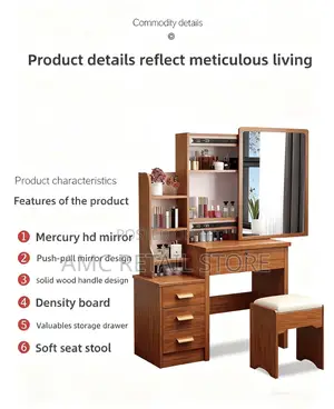 Luxury Makeup and Dressing Table