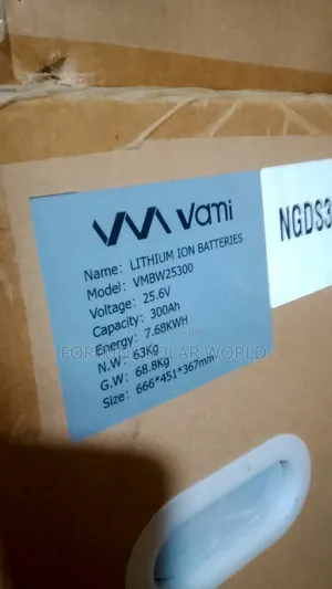 7.6kwh 24v Vami Solar Lithium Ion Battery