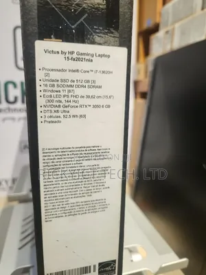 New Laptop HP Victus 15 16GB Intel Core i7 SSD 512GB