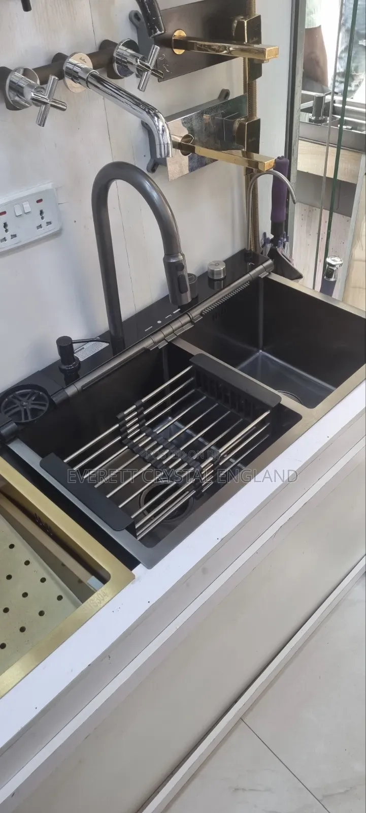 Special Button Kitchen Sink