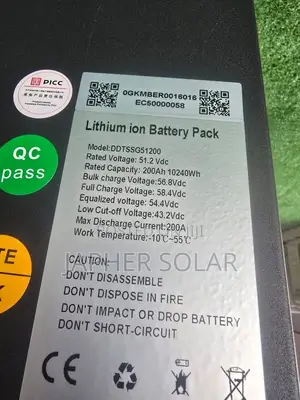 10.2kwh 51.2v Dipower Byd Grade a Lithium Battery