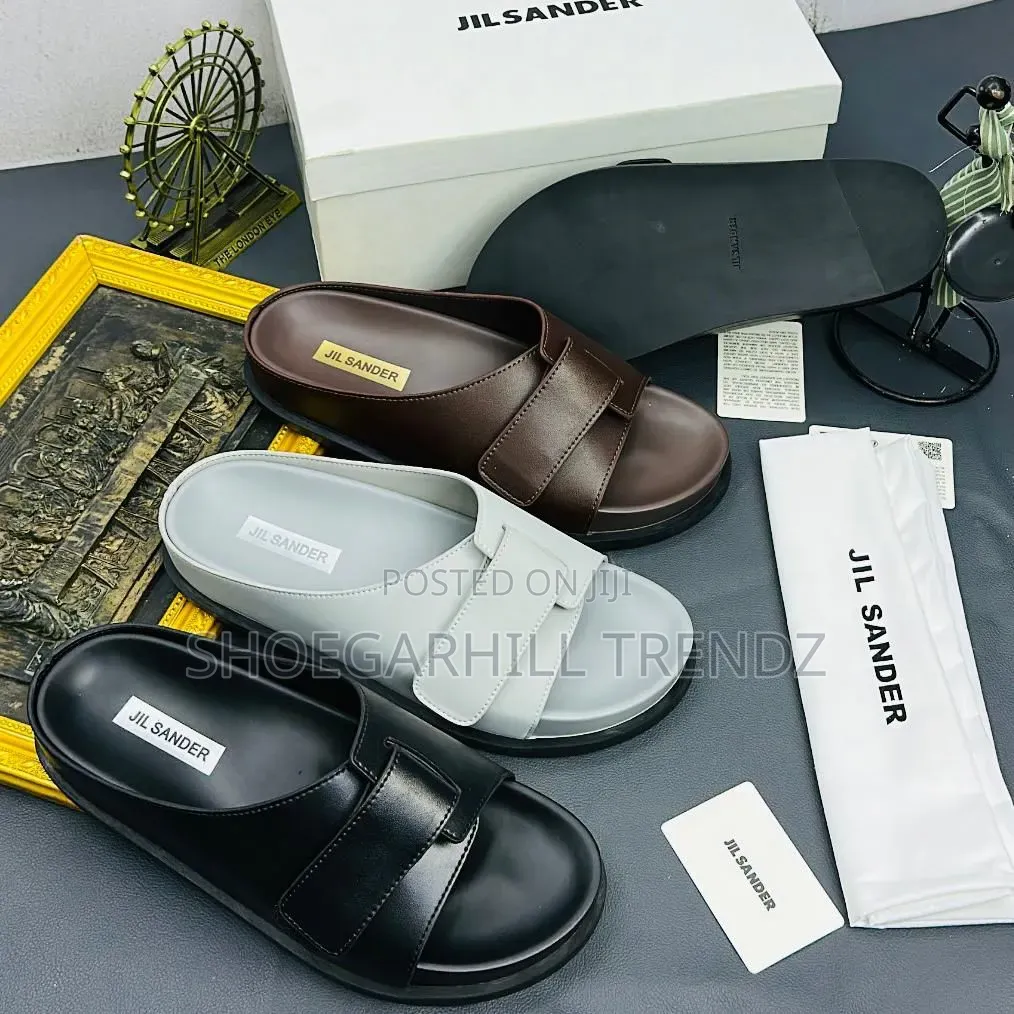 Men Jil Sander Palm Slippers Shoes