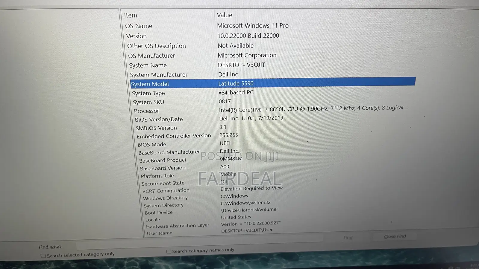 Laptop Dell Latitude 5590 8GB Intel Core i7 SSD 256GB