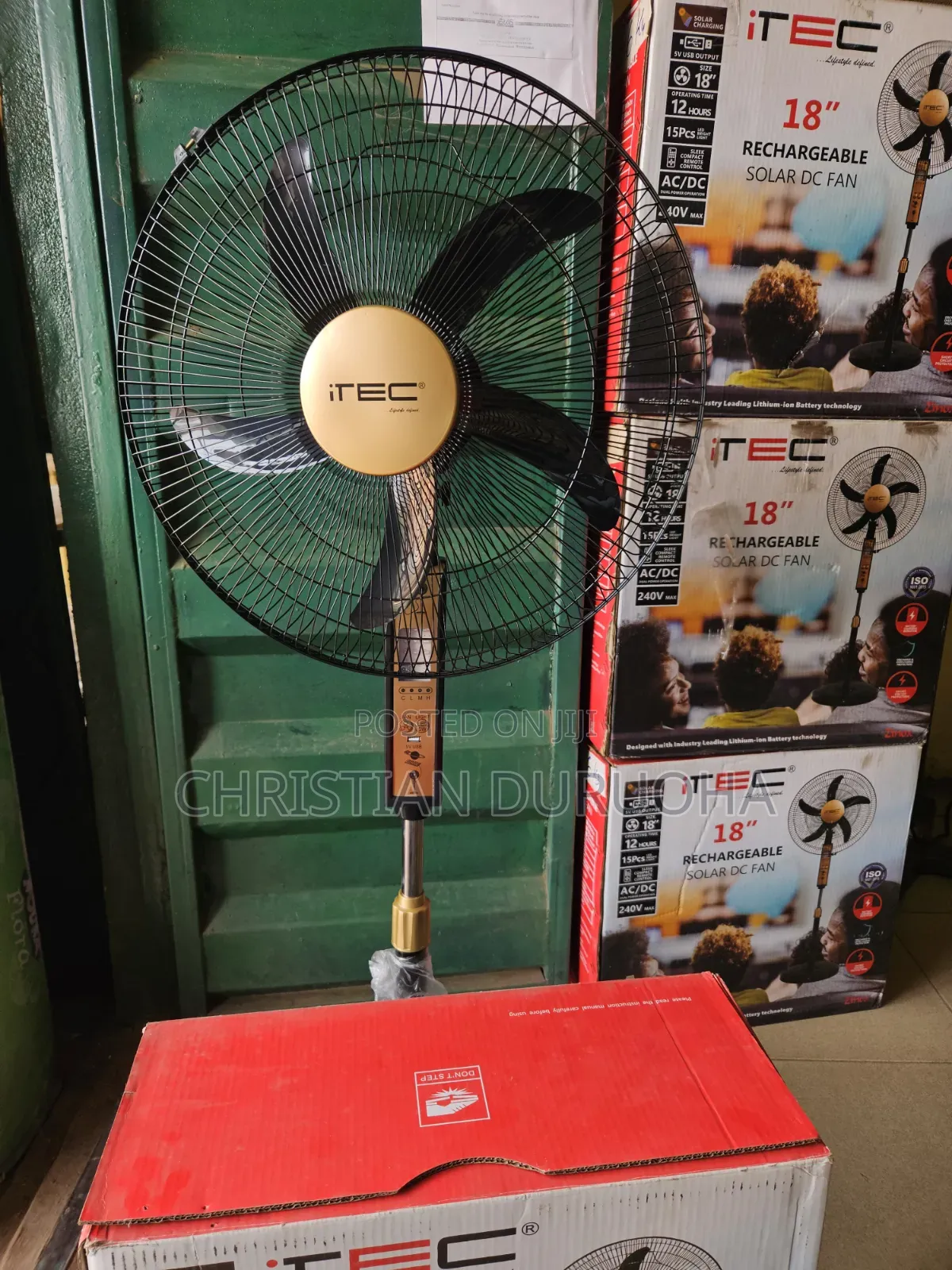 Itec Rechargeable Fan