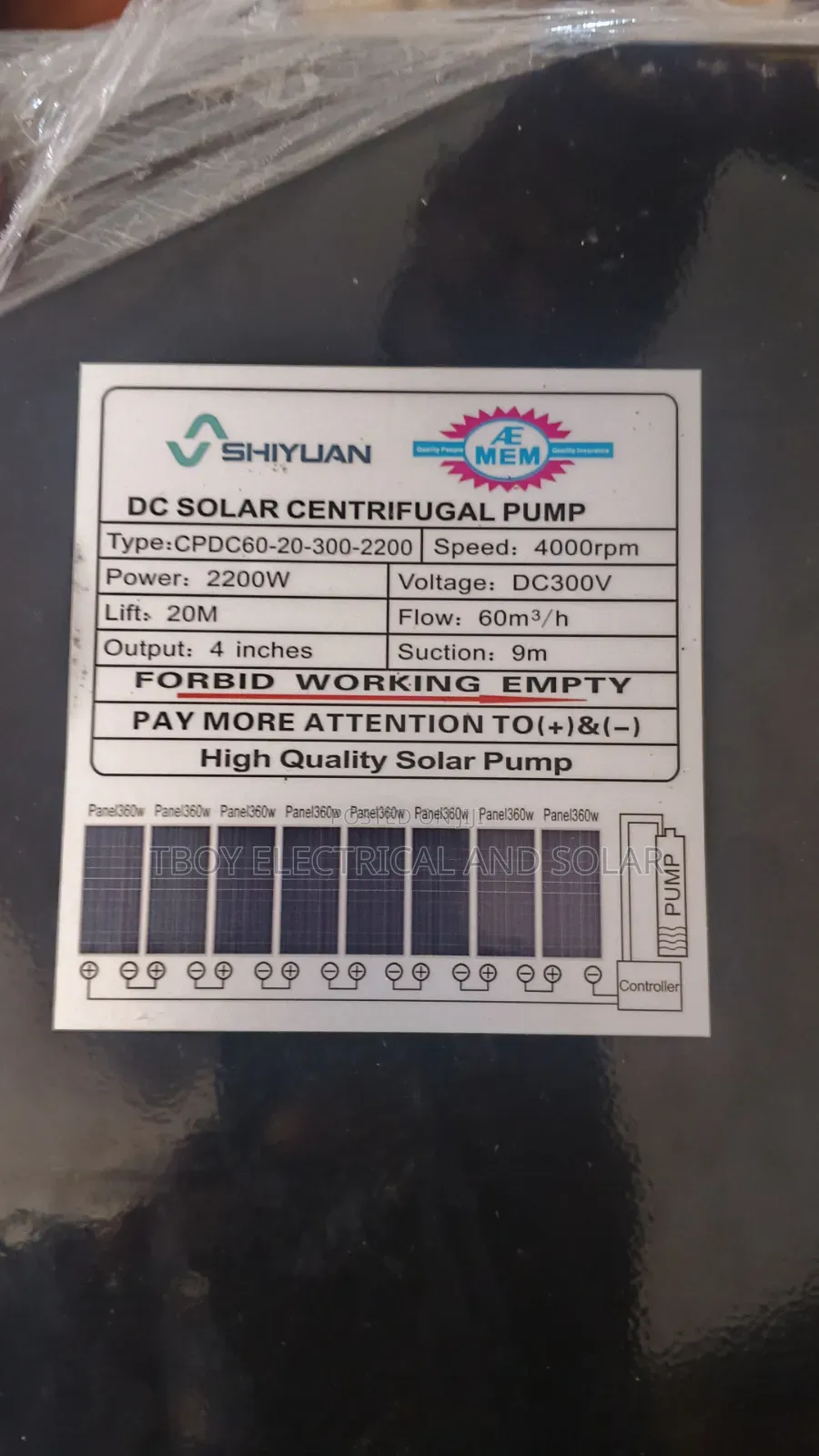 Surface Pump 3hp Dc