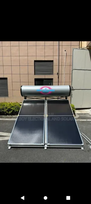 Solar Water Heater With Flat Plate Panels