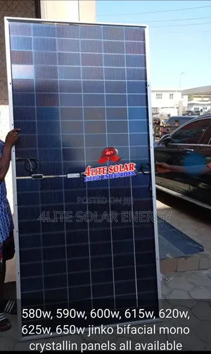 650w Jinko Bifacial Panels