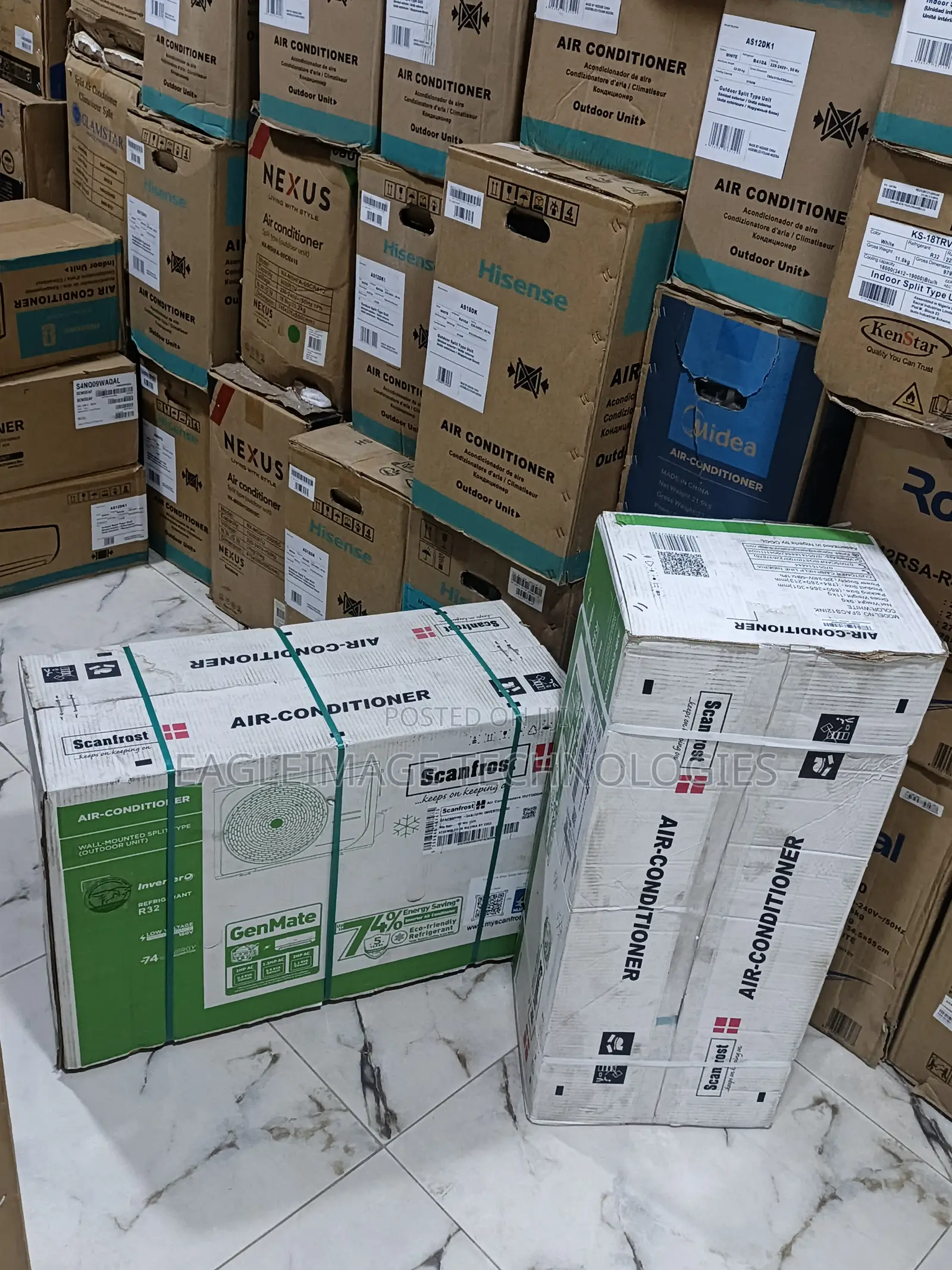 Scanfrost 1.5hp Ac – Strong Compressor Cooling