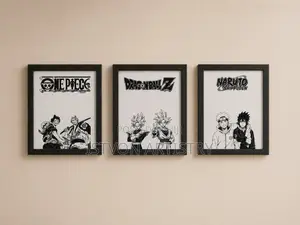 3-1 Anime Frame Wall Art | Aesthetic Frame | Room Decor | Wall Art