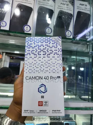 New Tecno Camon 40 Pro 5G 256 GB Black
