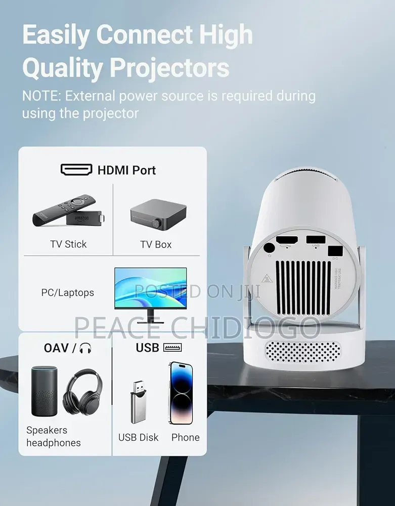 Rechargeable Smart Projector