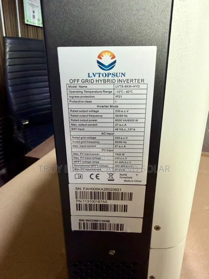 Lvtopsun 6kva Inverter