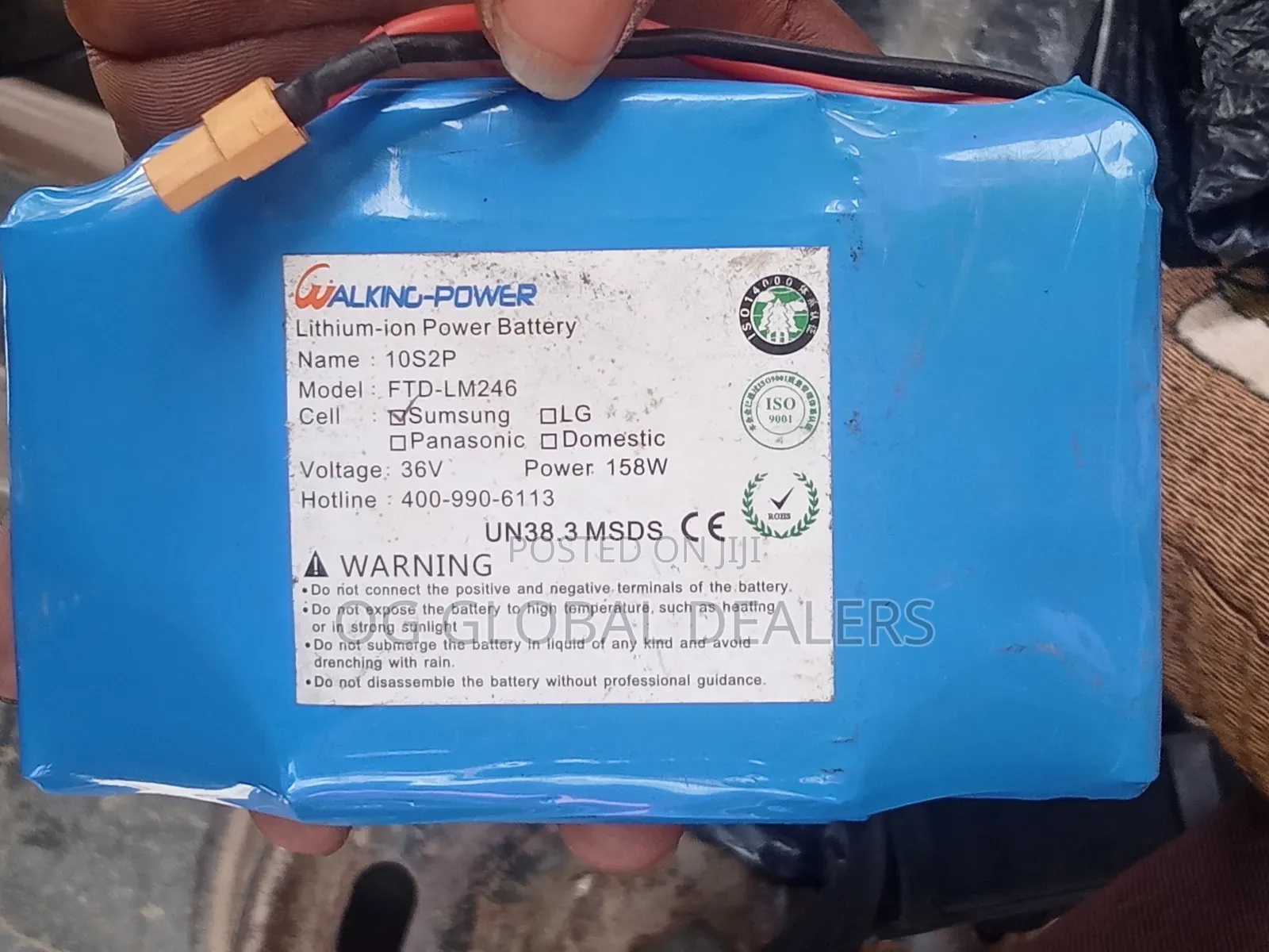 Original Hoverboard Battery (Lithium-on)