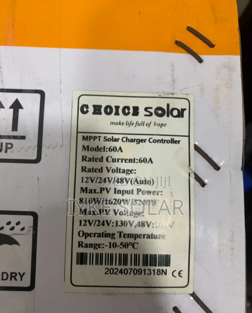 60ams 48v Choice Charger Controller