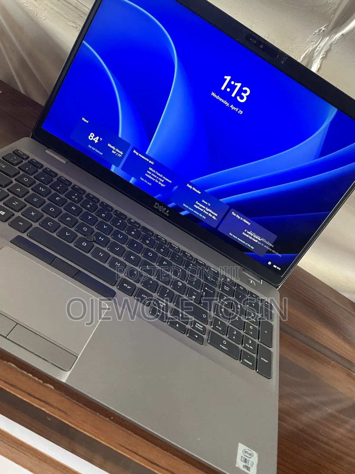 Laptop Dell 16GB Intel Core i7 SSD 512GB